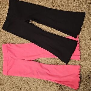 Stylish Kids Flared Pants - Pink and Black
